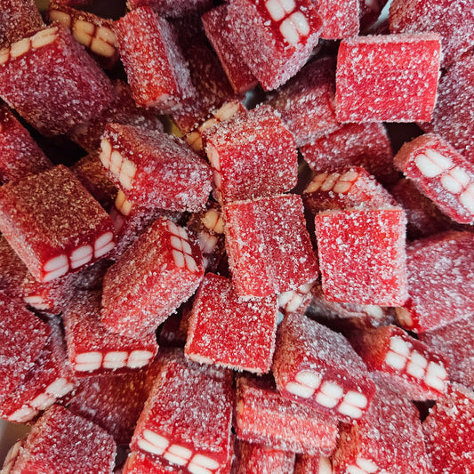 Sour Strawberry Bricks