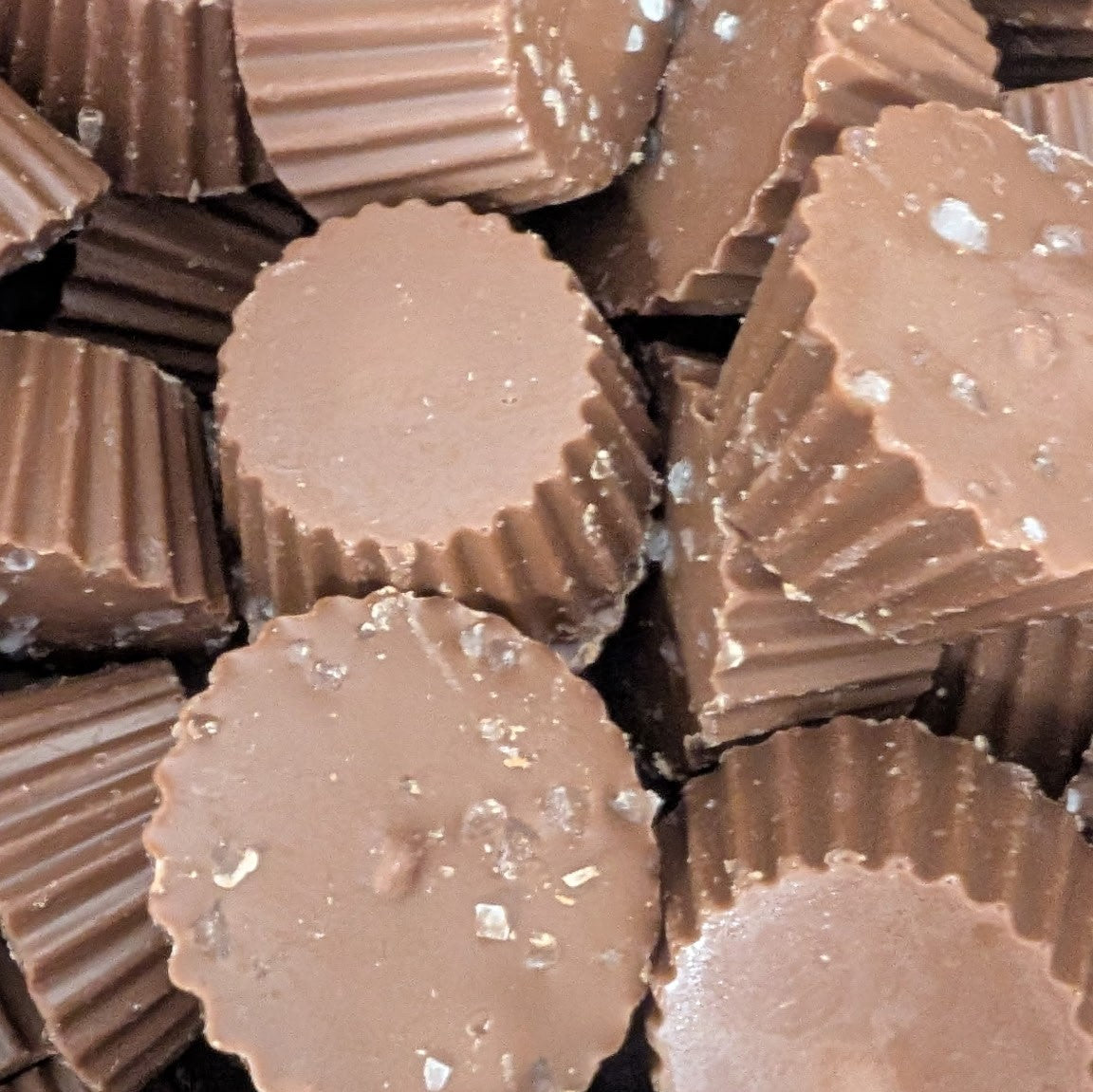 Peanut Butter Cups with Sea Salt